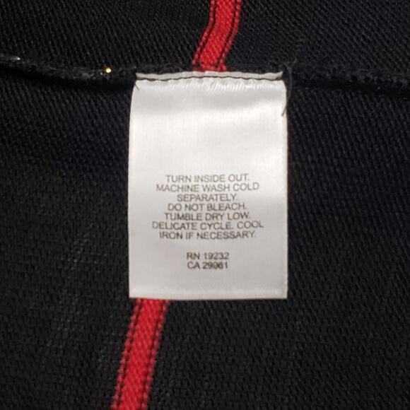 Vintage Alfred Dunner Red Metallic Two-in-One Sweater Top L USA Geometric Print - Picture 11 of 12